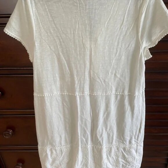 Boden - White Cotton Summer Dress - 14 - Picture 5 of 5